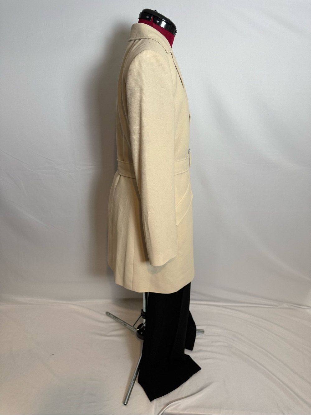 Le Suit Pantsuit Women's Size 8 Cream & Black 2-Piece Set Blazer & Pants - Picture 14 of 16